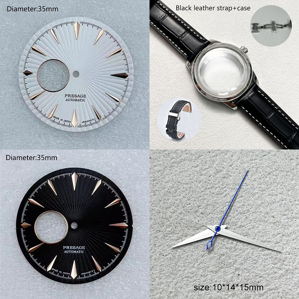 Seiko Watch Presage - Tarcza NH38 35mm z logo S,