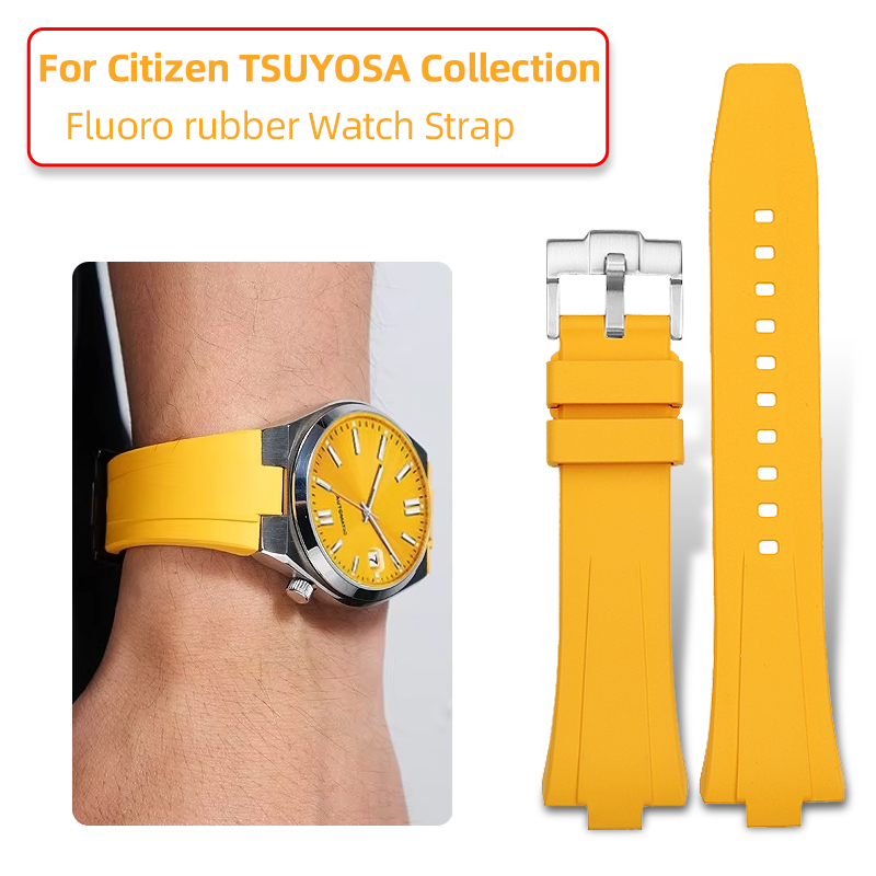 Citizen Watch Tsuyosa - Pasek do zegarka 9x26mm FKM z