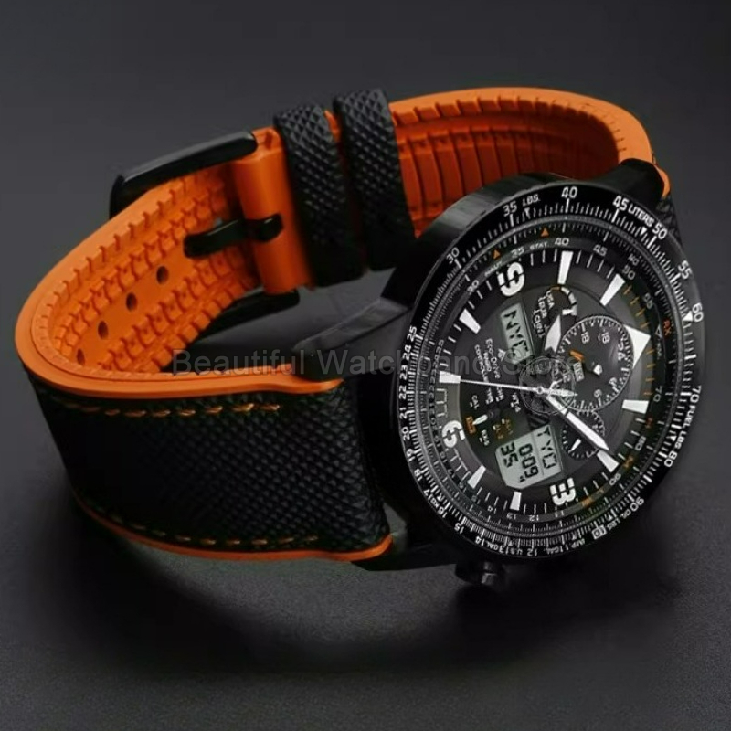Citizen Watch Promaster - Męski pasek do zegarka z fluorokauczuku