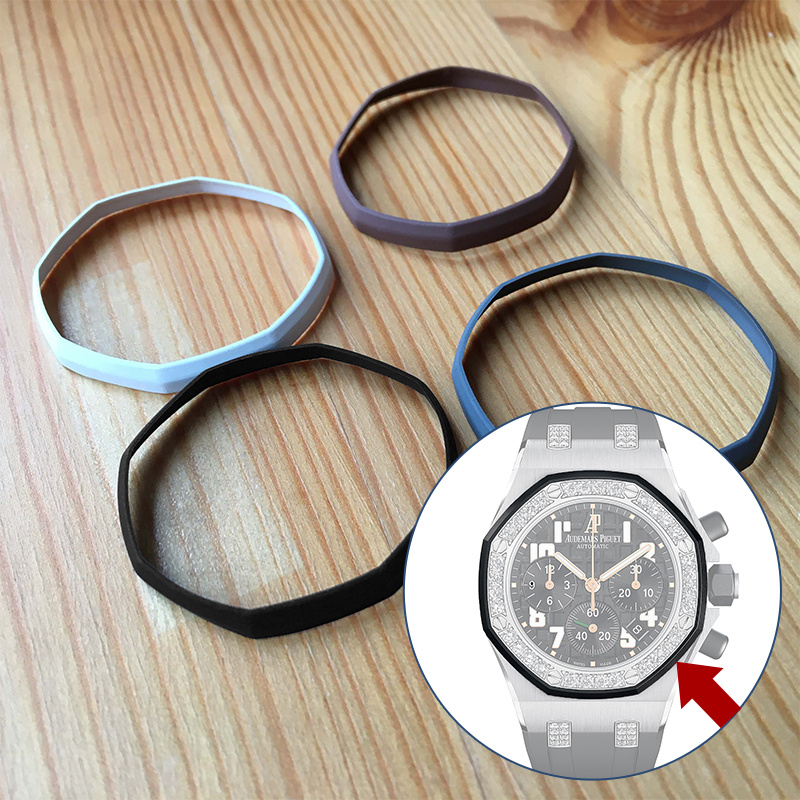 Audemars Piguet Watch Royal Oak Offshore - 26048 gumowy pierścień ramki zegarka dla