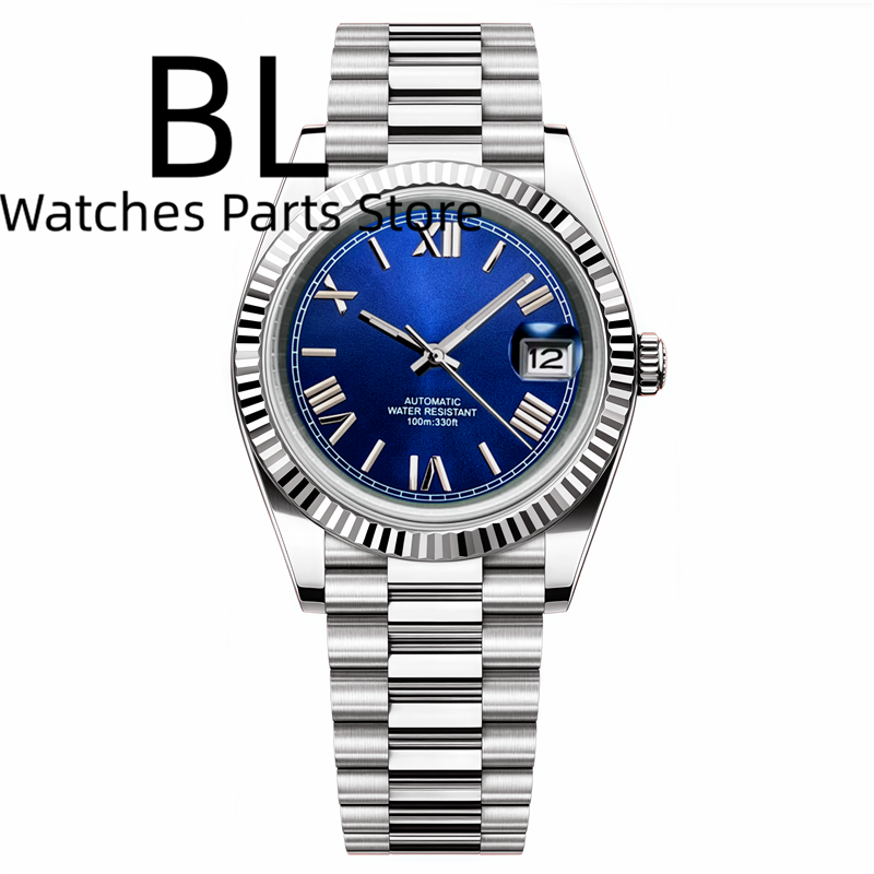 Rolex Watch Datejust - Zegarki mechaniczne BLIGER 36mm/39mm z rzymskimi