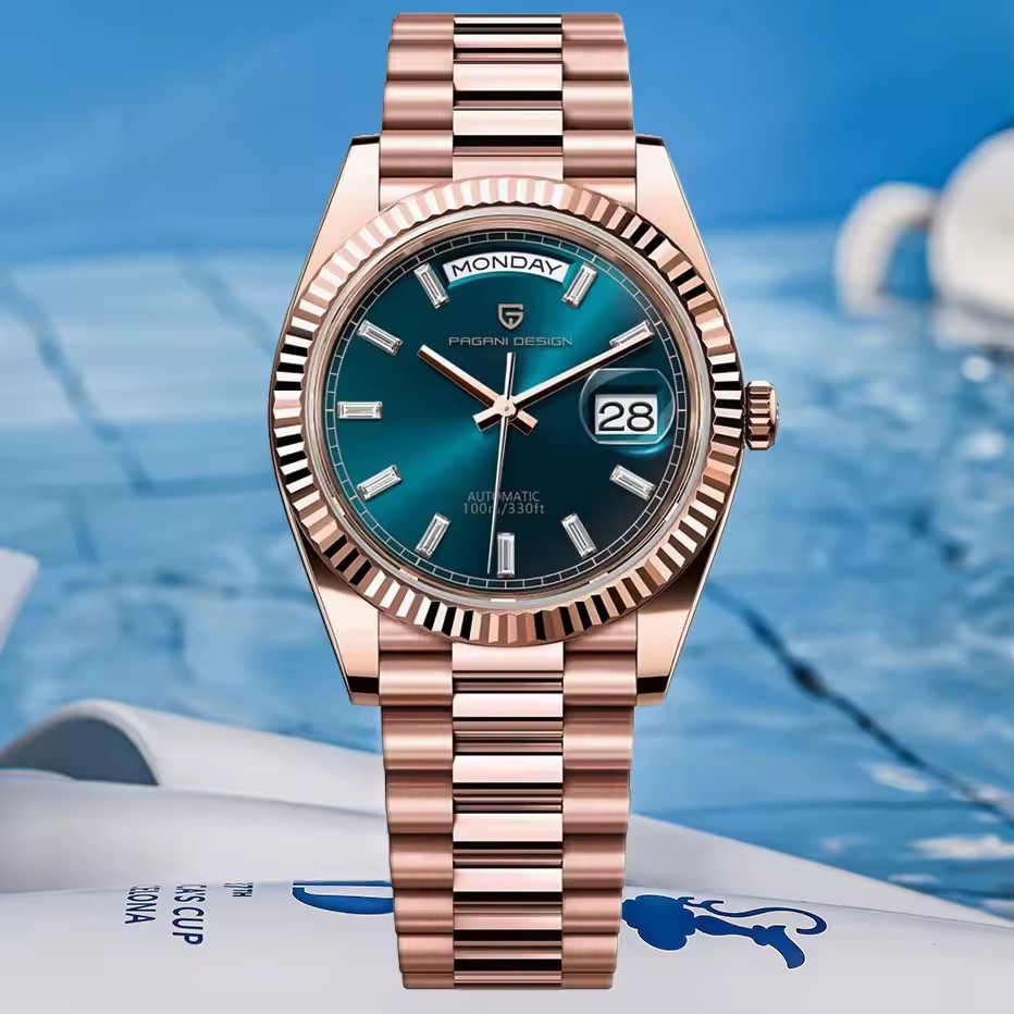 Rolex Watch Datejust - Zegarek męski PAGANI DESIGN, nowy, w