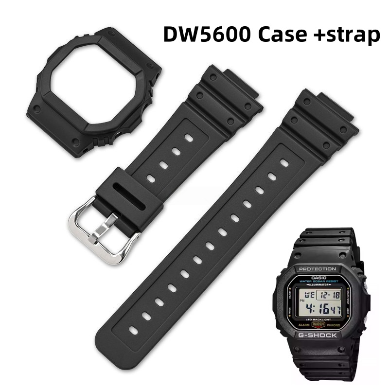 Casio Watch G-Shock Dw-5600 - Pasek z żywicy + etui do