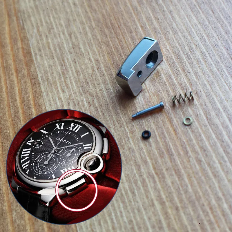 Cartier Watch Ballon Bleu - Stalowy wodoodporny przycisk popychacza do automatycznych
