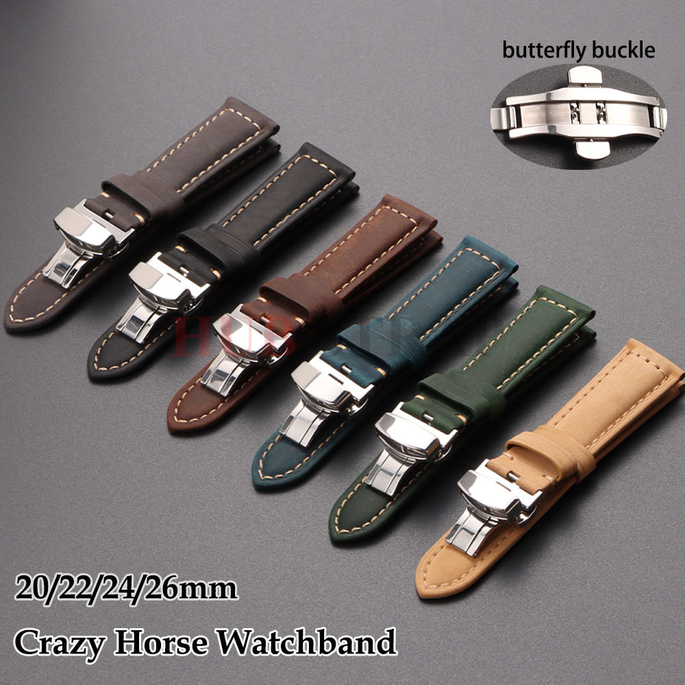 Suede Strap Watch - Pasek do zegarka z prawdziwej skóry