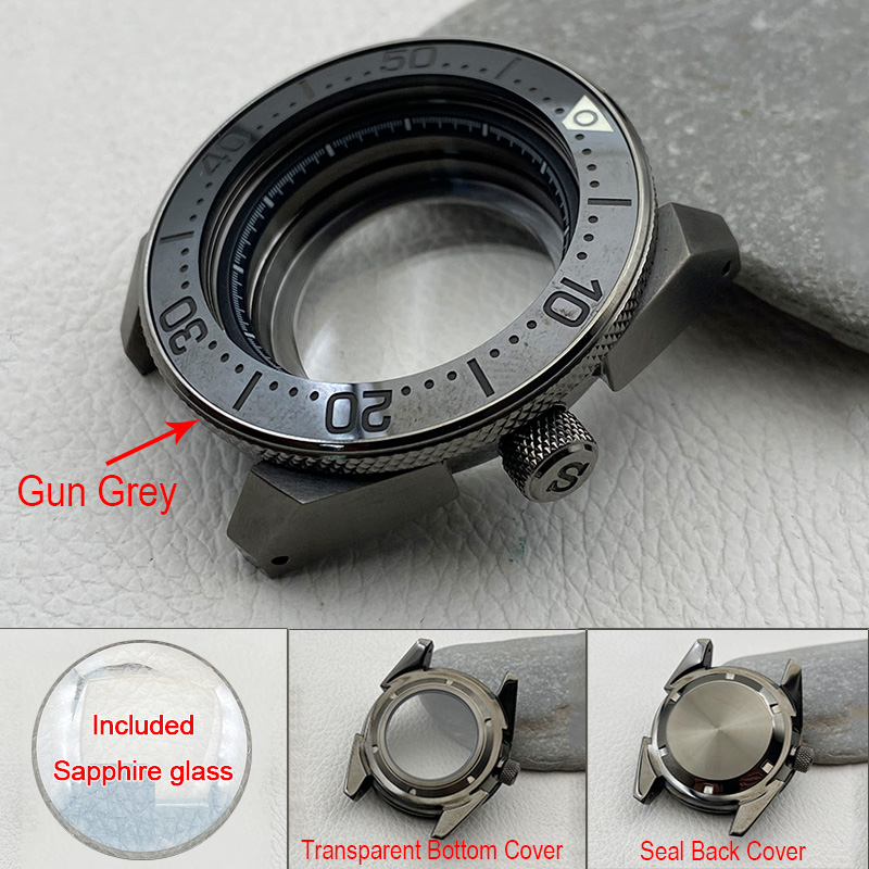 Citizen Watch Tsuyosa - Szary futerał na zegarek Gun Grey