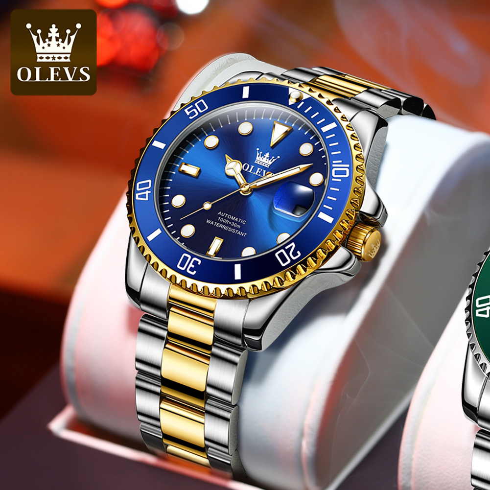 Rolex Watch Datejust - OLEVS 6650 męski zegarek klasyczny oryginalny