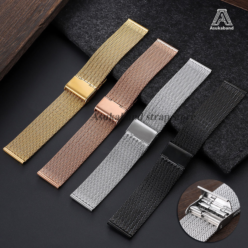 Mesh Strap Metal - Pasek ze stali nierdzewnej typu Milanese