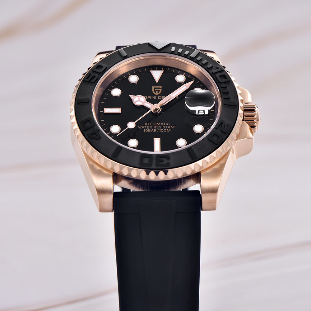 PAGANI DESIGN Zegarek Automaty – Rubber Strap Diver recenzja i cena