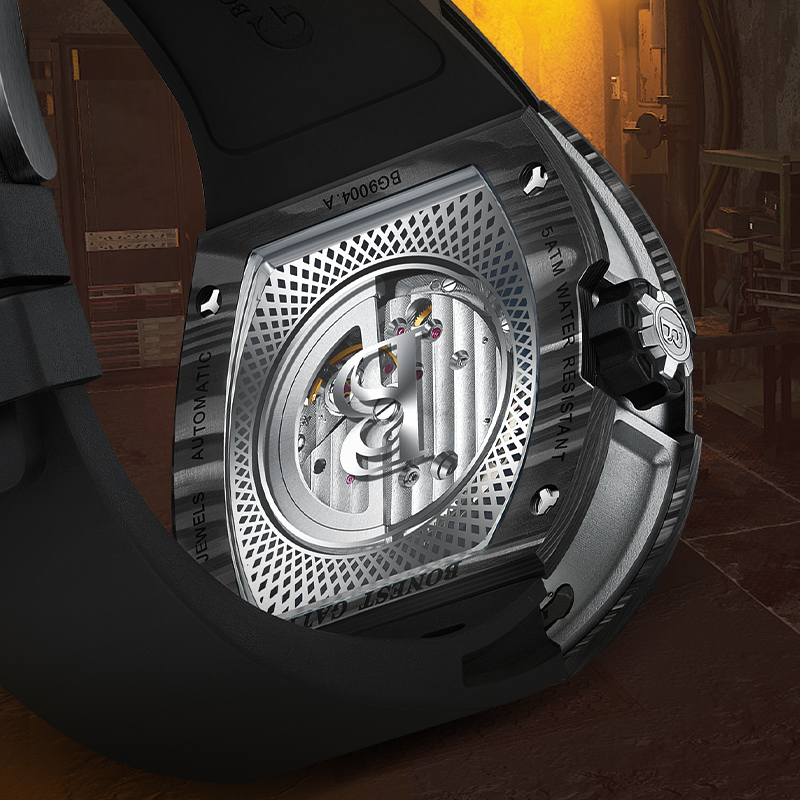 Zegarek męski mechaniczny BONE – Rubber Strap Diver recenzja i cena