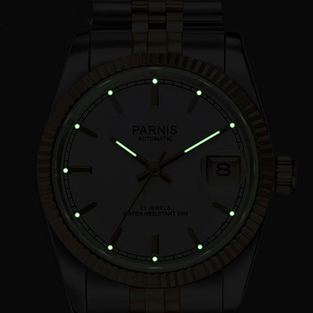 Parnis 36mm Męski Zegarek Auto – Rolex Watch Datejust recenzja i cena