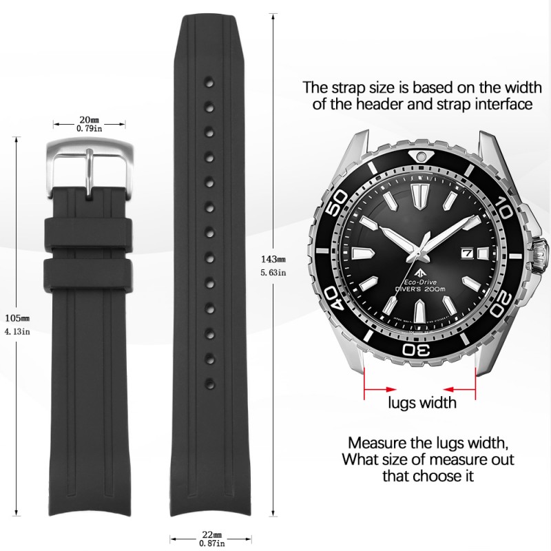 22mm Silikonowy Pasek do Zegar – Citizen Watch Promaster recenzja i cena