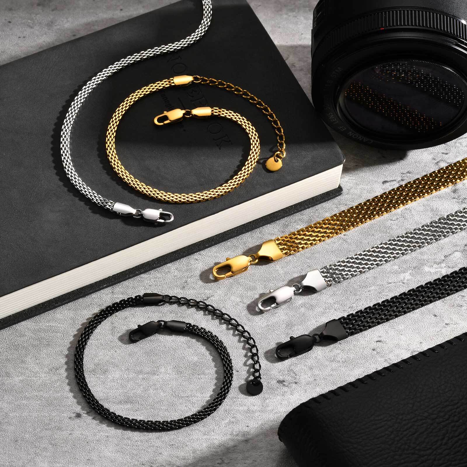 Bransoletka męska/chochłowska  – Mesh Strap Metal recenzja i cena