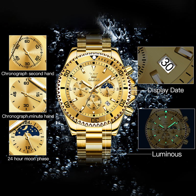 Zegarek męski OLEVS 2870, luks – Rolex Watch Datejust recenzja i cena