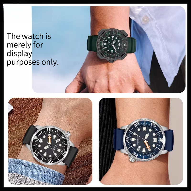 Silikonowy pasek do zegarka z  – Citizen Watch Promaster recenzja i cena